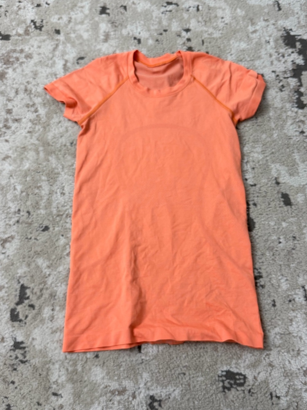 Lululemon Orange Short Sleeve Swiftly Size 4